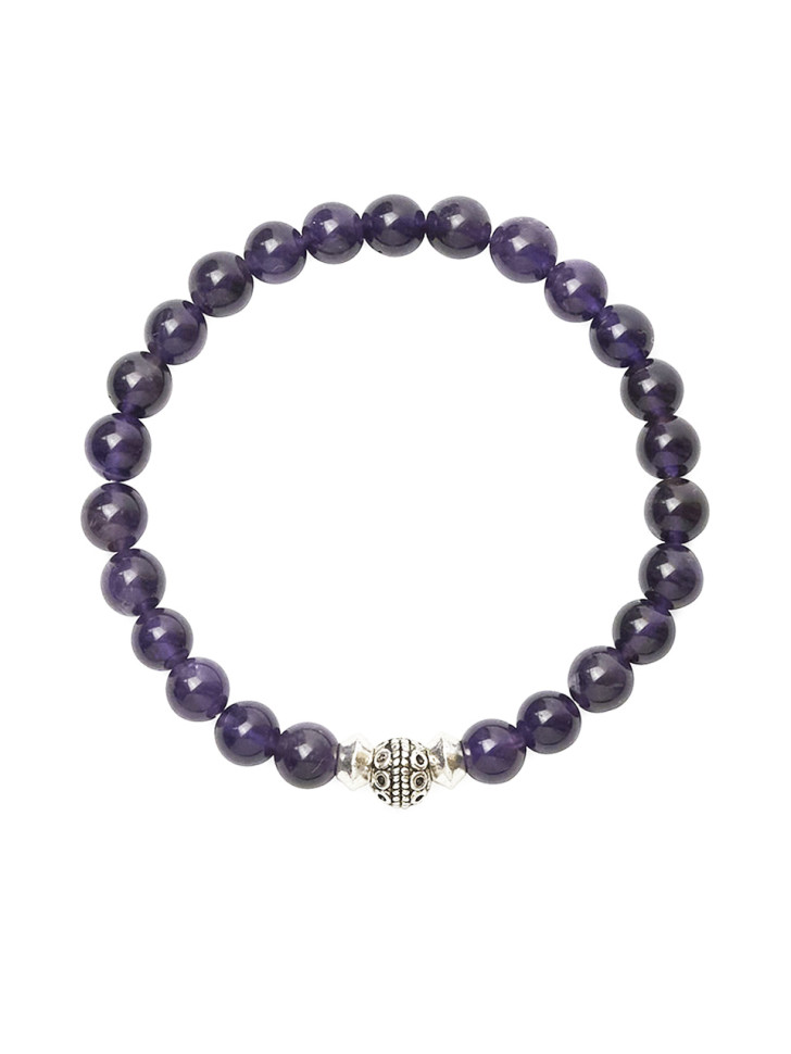 Armband aus Amethyst für Männer D4501