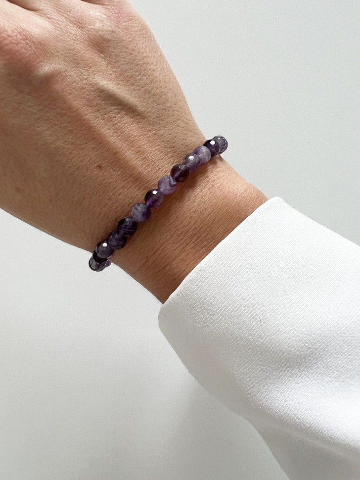 Armband aus Amethyststein D4955