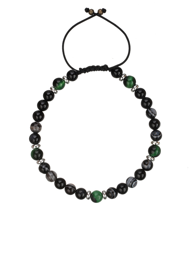 Herrenarmband aus verschiedenen Steinen D3468