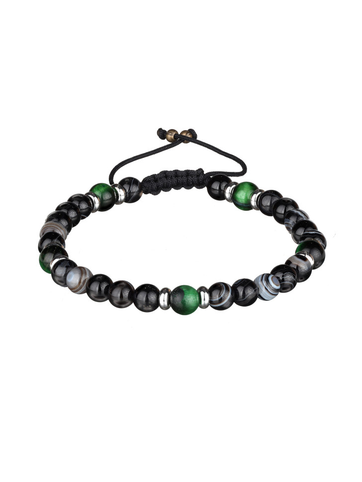 Herrenarmband aus verschiedenen Steinen D3468
