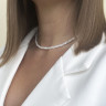 Frauen-Choker aus natürlicher Perlmutt D4701