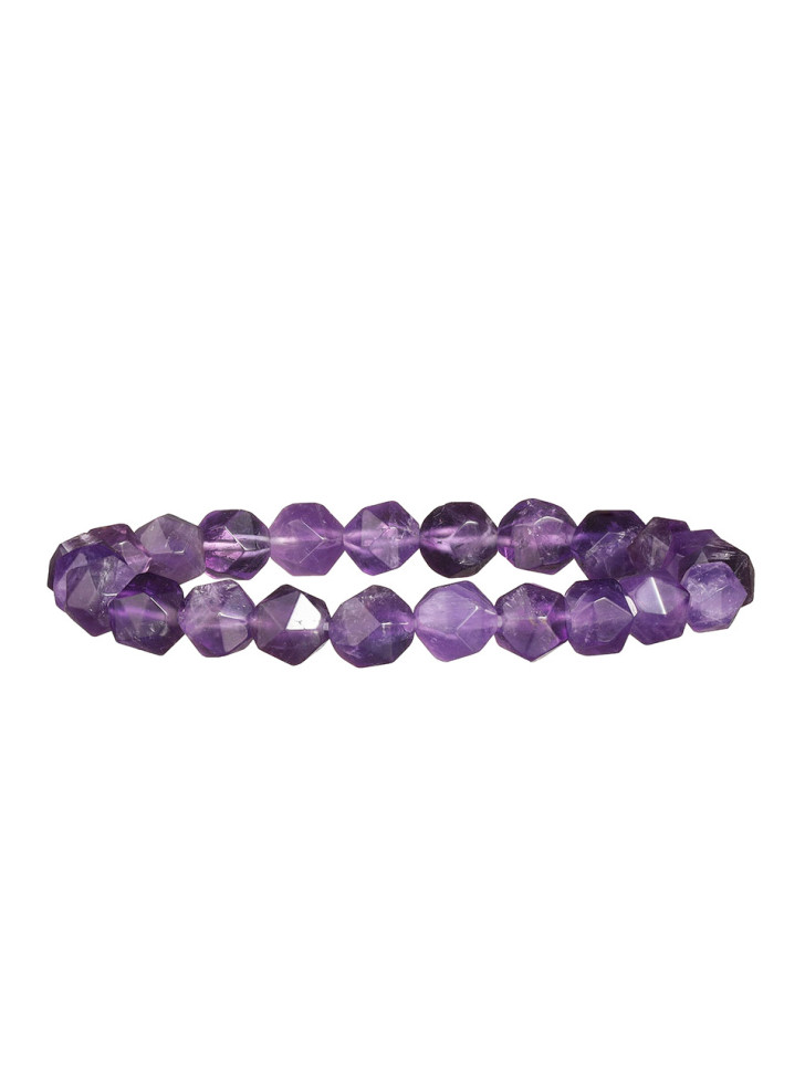 Armband aus natürlichem Amethyststein D4954
