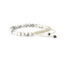 Herrenarmband aus Kacholong D5036