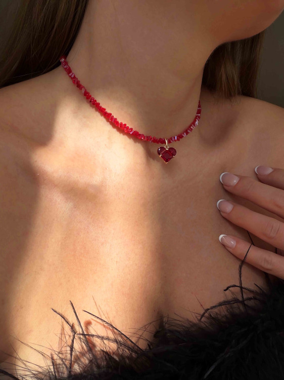 Roter Choker 4800