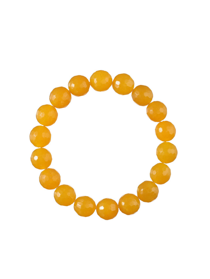 Gelbes Agat-Armband D5533