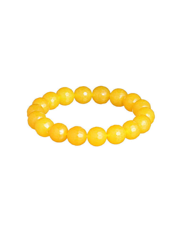 Gelbes Agat-Armband D5533