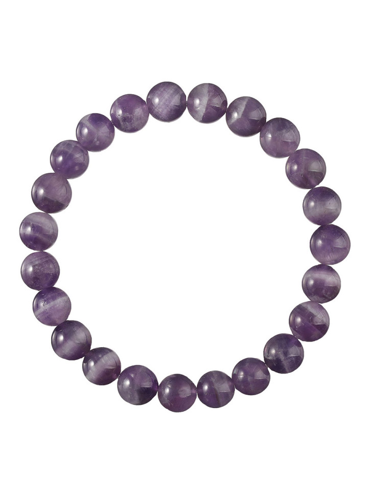 Armband aus natürlichen Amethyststeinen D4956