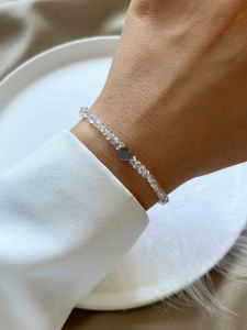 White Shiny Bracelet 3970