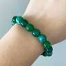 Grünes Agat-Armband D4555