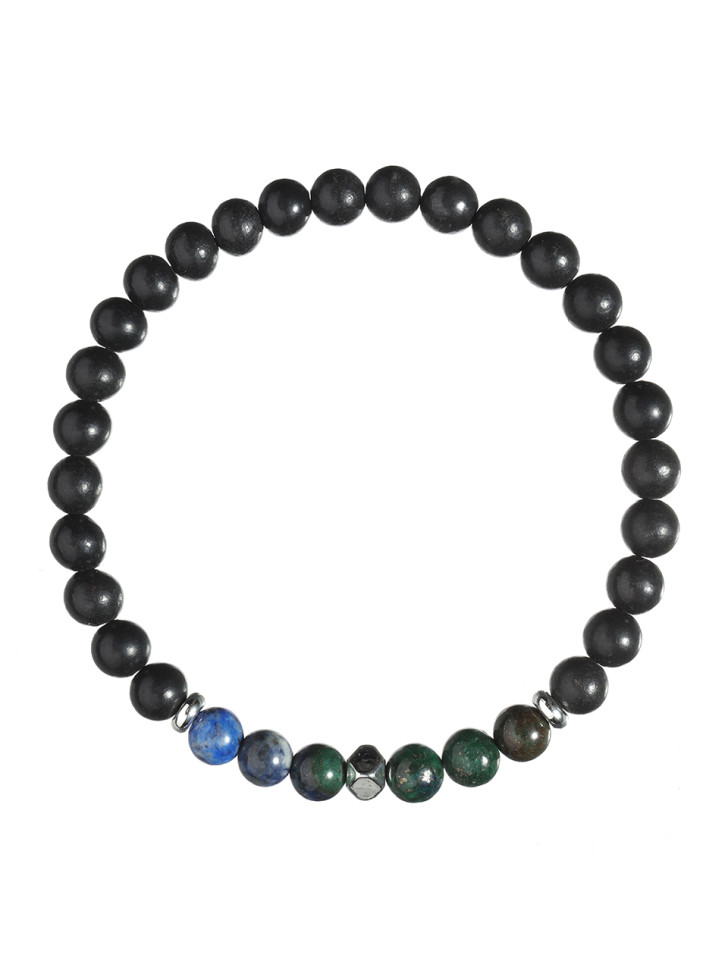 Schwarzes Herrenarmband D3462