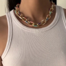Große Modeschmuck-Halskette D4899