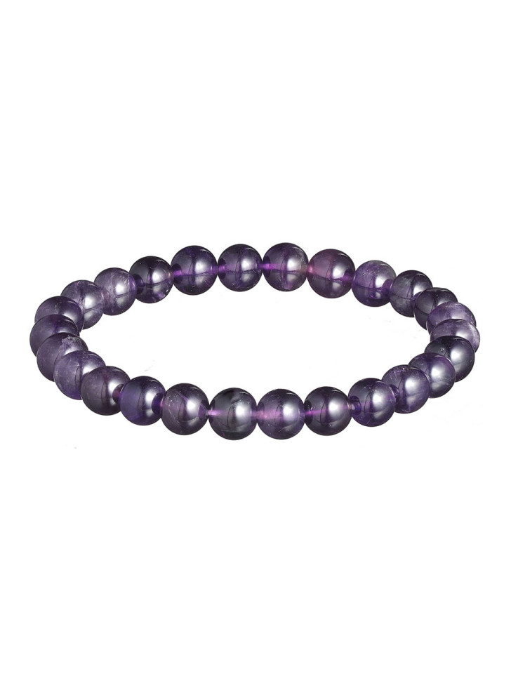 Herrenarmband aus Amethyst D4509