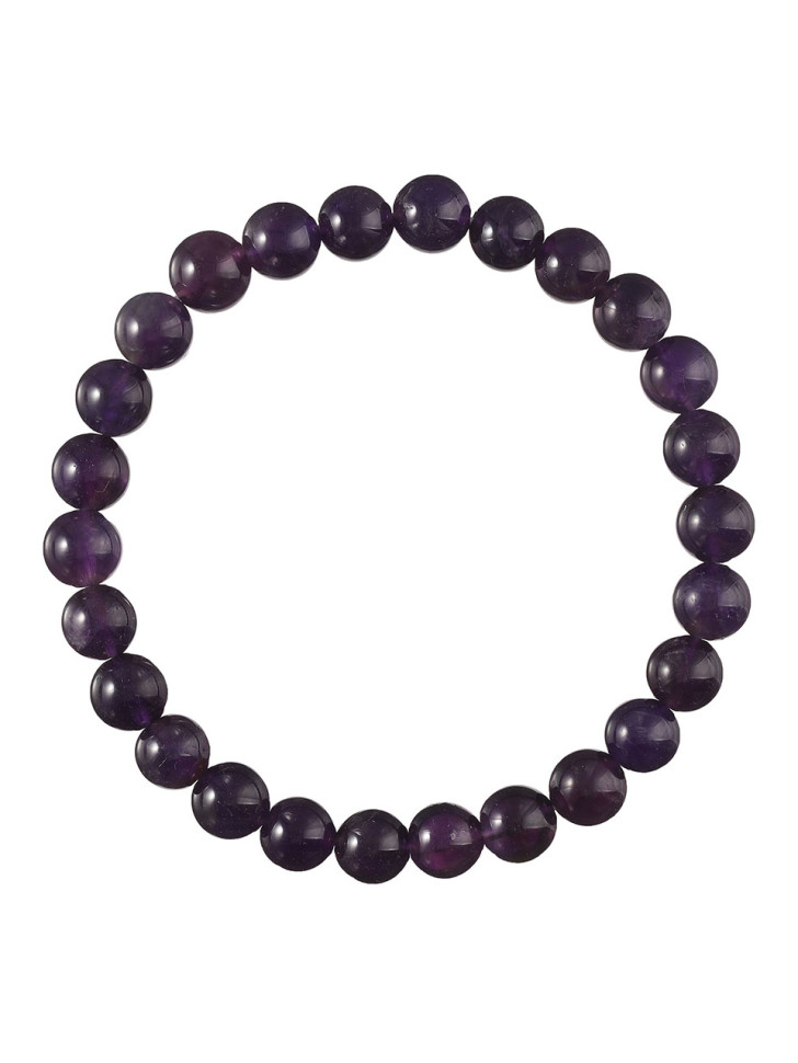 Herrenarmband aus Amethyst D4509