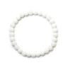 Armband aus weißem Jadeit D5017