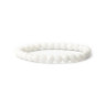 Armband aus weißem Jadeit D5017