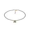 Spinell-Choker mit Bärenanhänger D4886