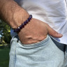 Herrenarmband aus Amethyst D4915