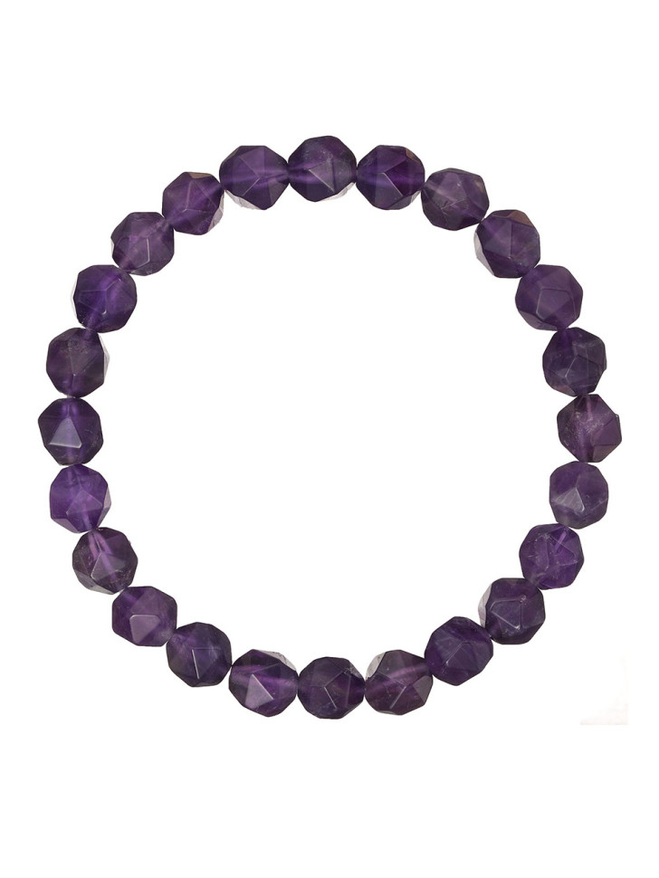 Herrenarmband aus Amethyst D4915
