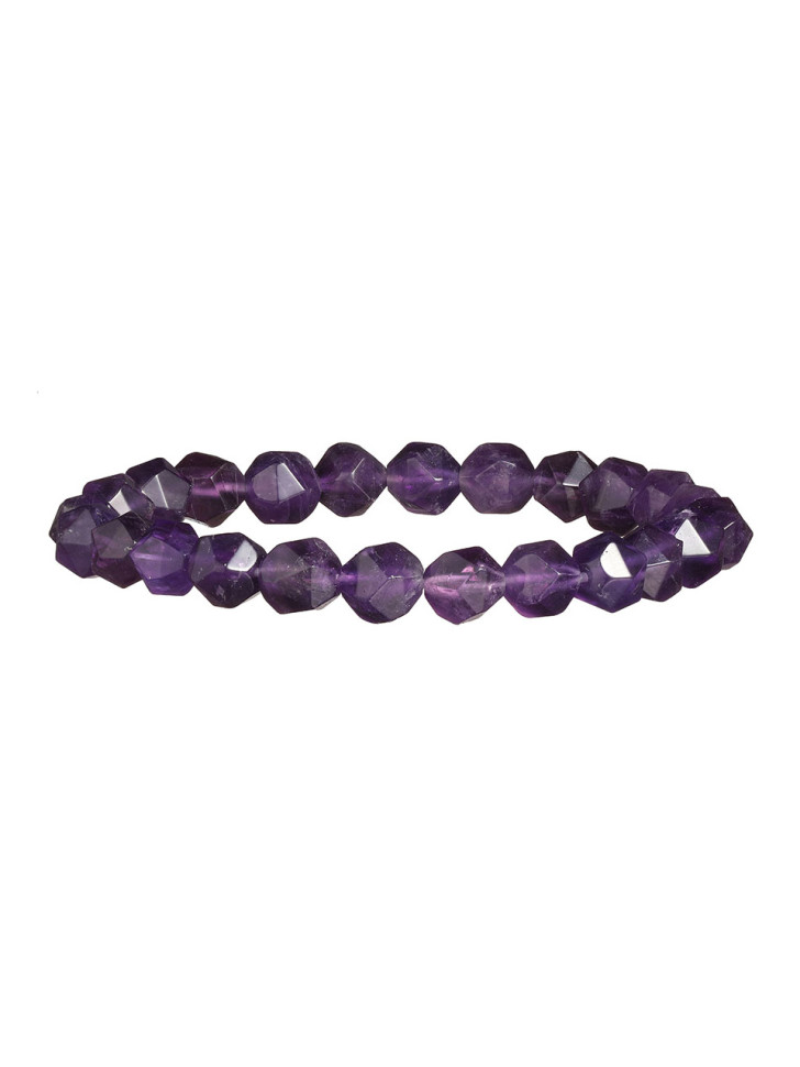Herrenarmband aus Amethyst D4915