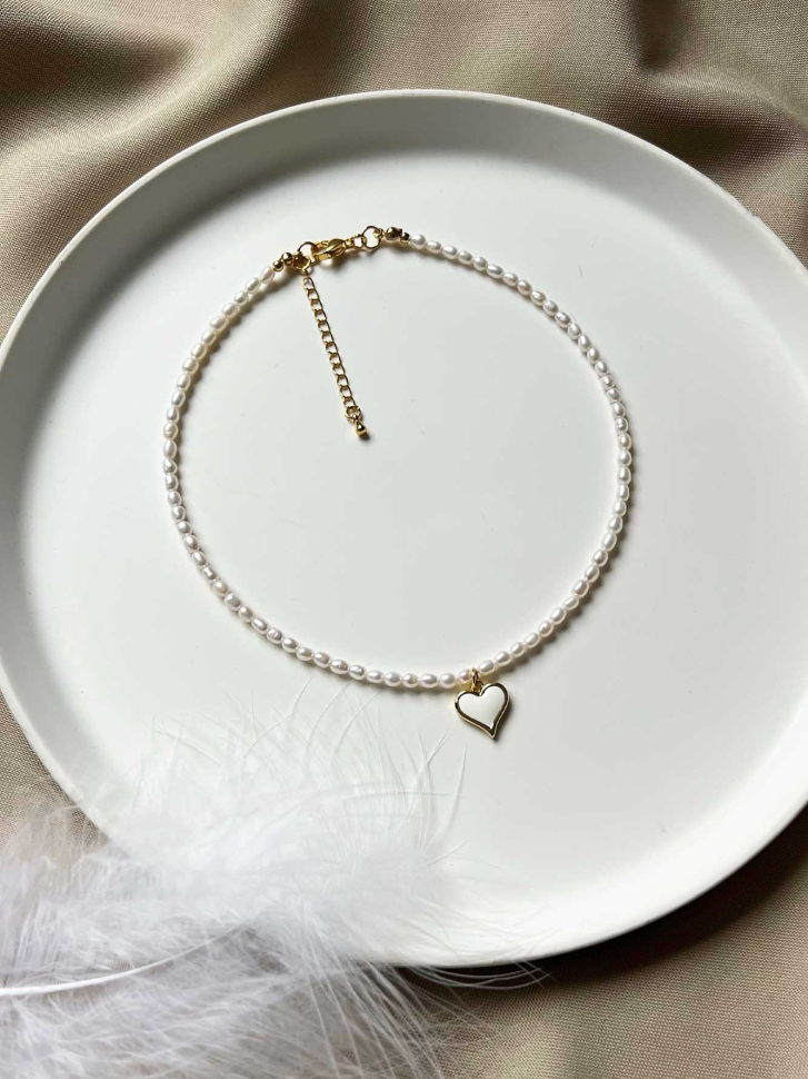 Choker mit Herzanhänger D4760
