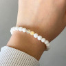 Armband aus Achat- und Jadeitstein "Einheit" D4950