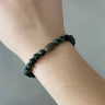 Armband aus natürlicher Jade mit Dzi-Perle D5015
