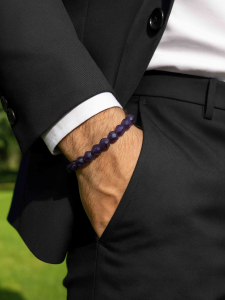 Men's amethyst bracelet 4915