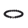 Armband aus Achat mit Totenkopf D4542