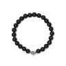 Armband aus Achat mit Löwenkopf D5062