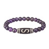 Herrenarmband aus Amethyst für Geld D4798