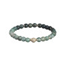 Armband aus grünem Jade D5127