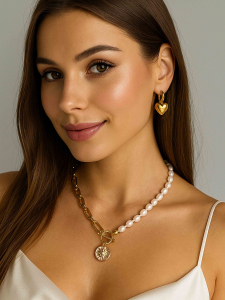 Luxury jewelry necklace with pendant 4809