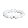 Armband aus weißem Jadeit D5421
