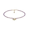 Choker aus natürlichen Amethyst D5091