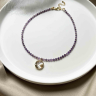 Choker aus natürlichen Amethyst D5091