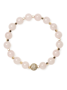 Rose Quartz and Hematite Bracelet 4493 by Lebijou