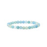 Armband aus blauem Achat D4871