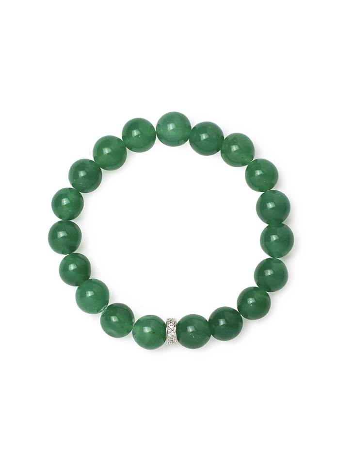 Grünes Jadeit-Armband D3456