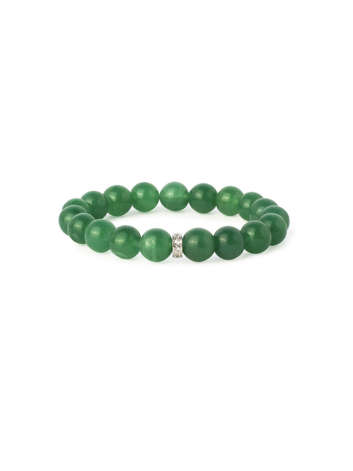 Grünes Jadeit-Armband D3456