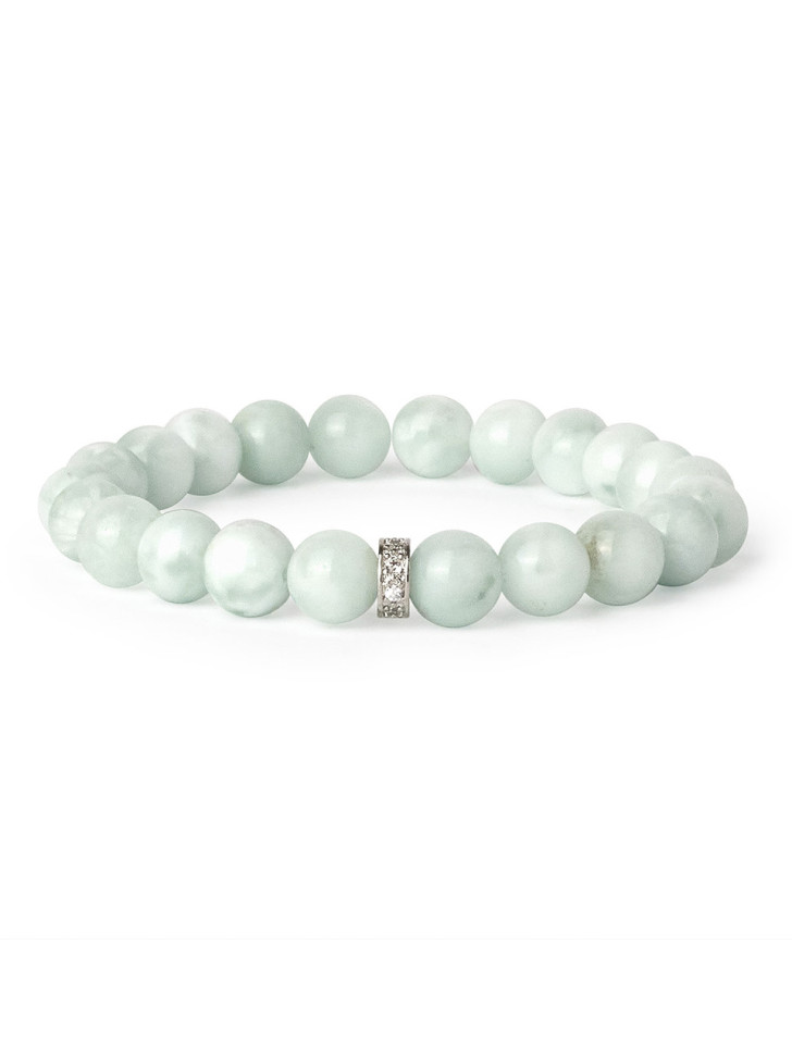 Armband aus Natur-Angelitstein D5032