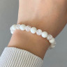 Armband aus Jadeit und Kristall D4902