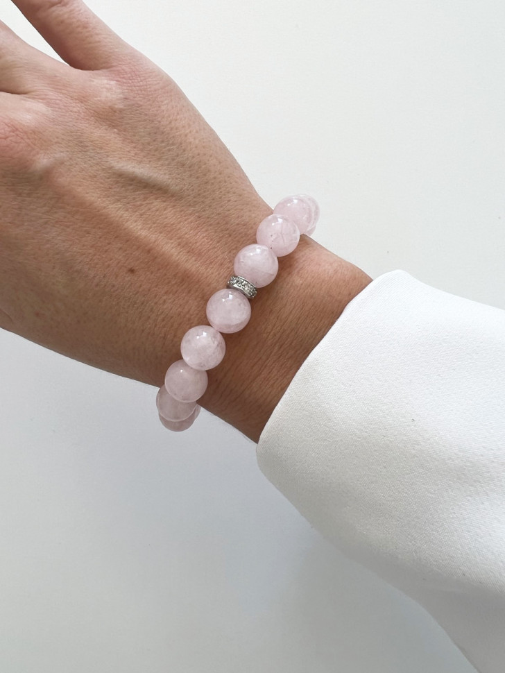 Rosa Quarz-Armband D3333