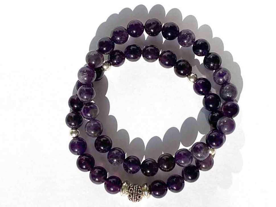 Amethystarmbänder für Männer D4549