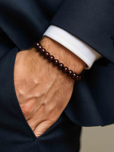 Men's Garnet Bracelet 4613 by Lebijou
