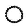 Damenschwarz-Achat-Armband D4600