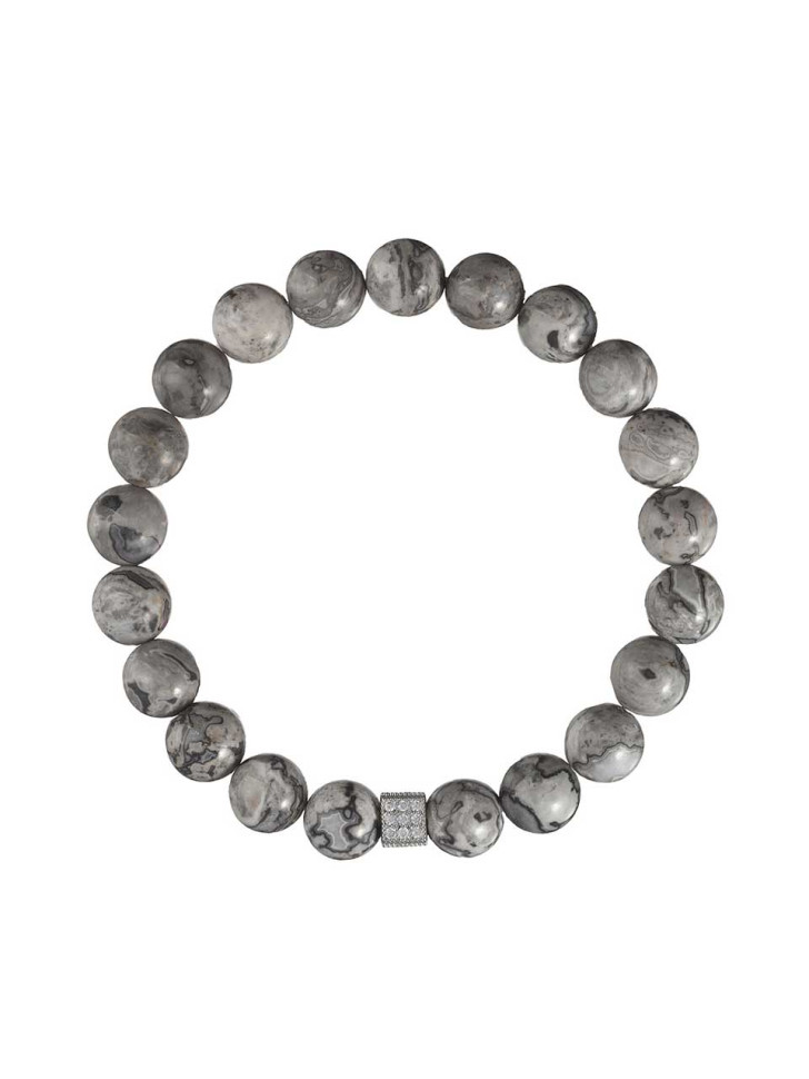 Grauer Armband D4454