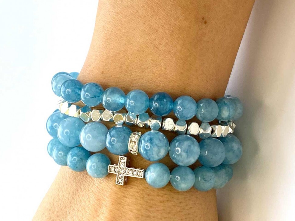 Armbandset aus Steinen D4625