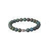 Herrenarmband aus natürlichen Apatitsteinen D4968