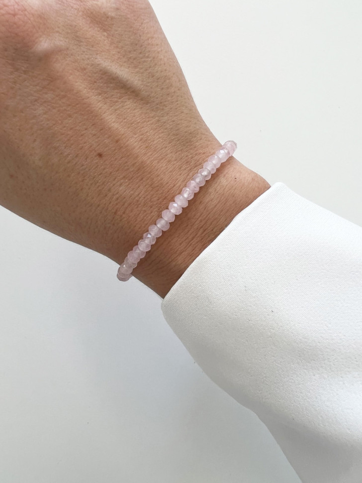 Rosa Quarz-Armband D4831