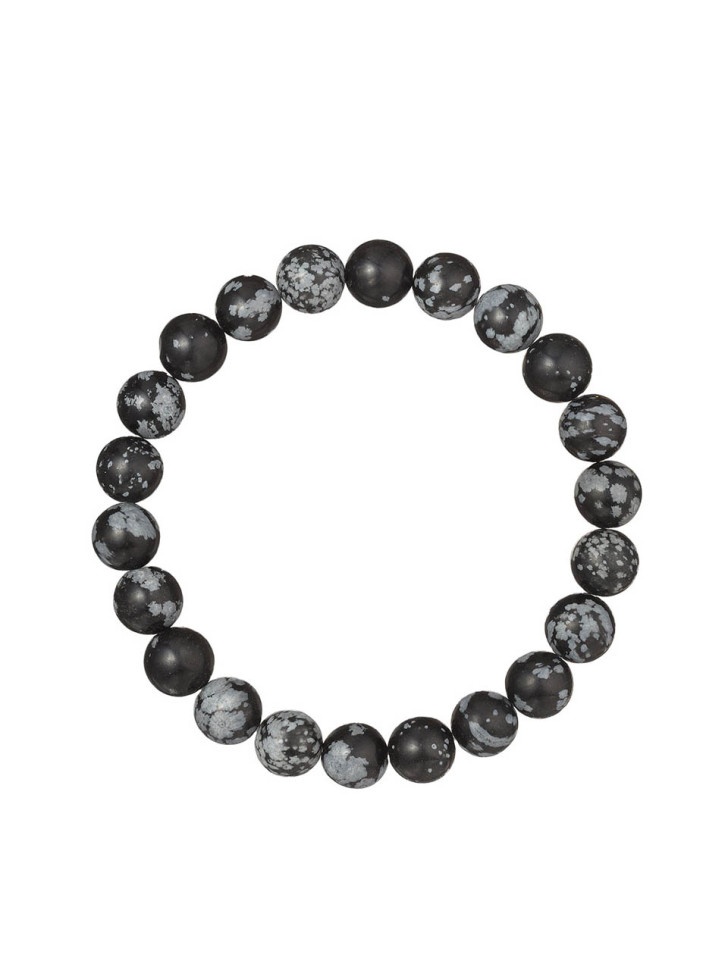 Obsidian-Armband D1113